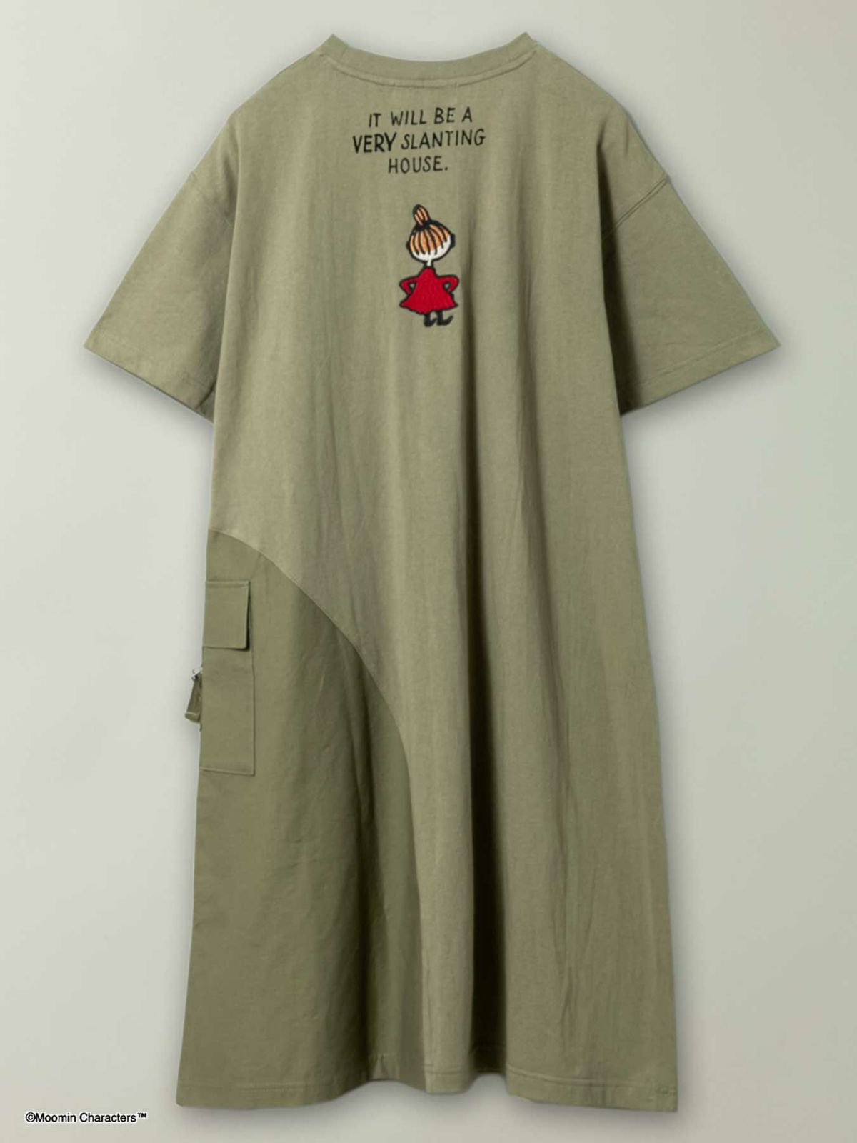 【JUICY×MOOMIN】“リトルミイ”ミリタリー切替ワンピース〔別注〕