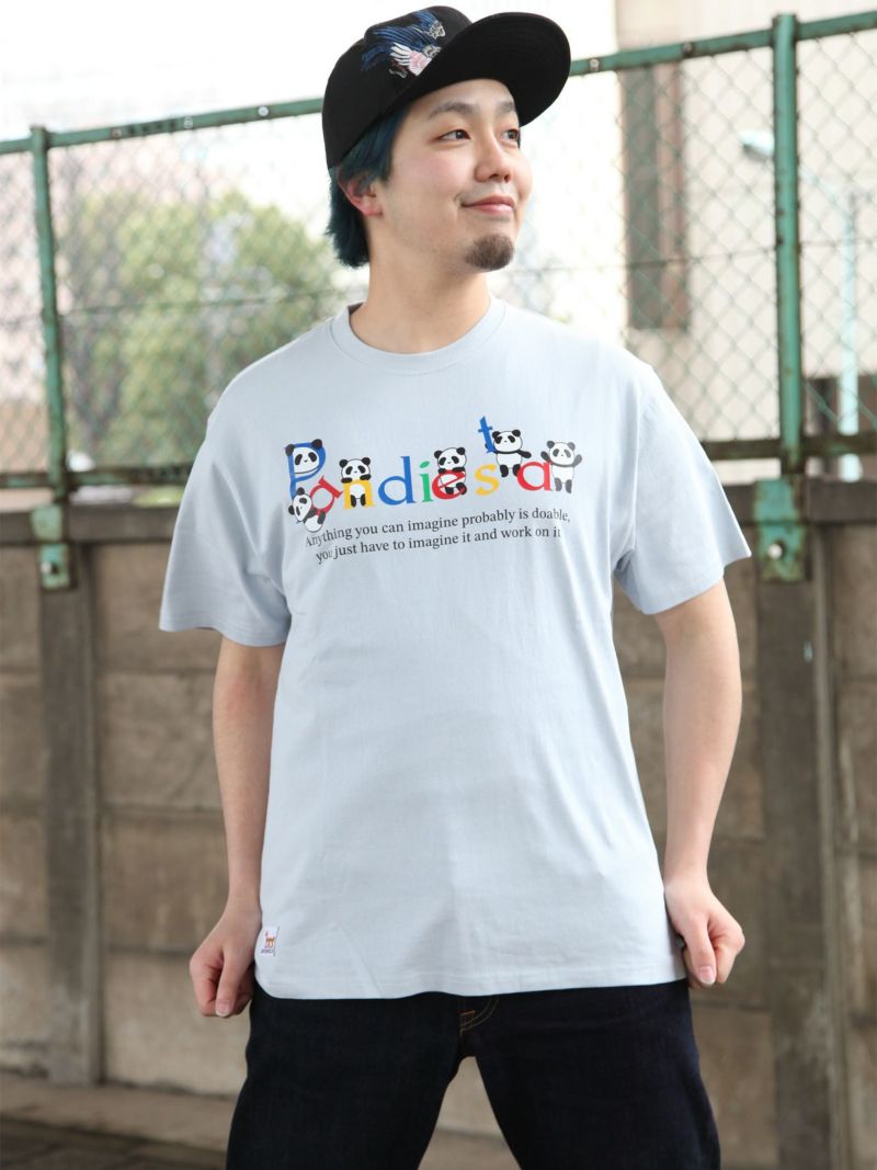 【PANDIESTA JAPAN】“リサーチパンダ”プリントTシャツ