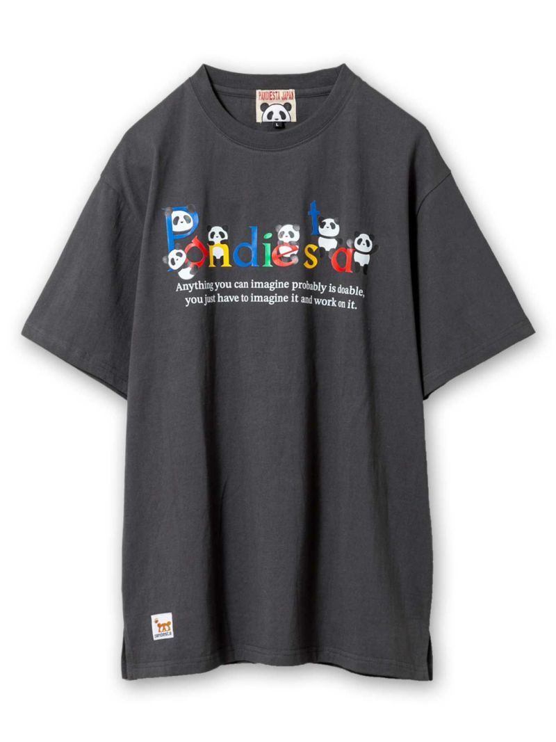 【PANDIESTA JAPAN】“リサーチパンダ”プリントTシャツ
