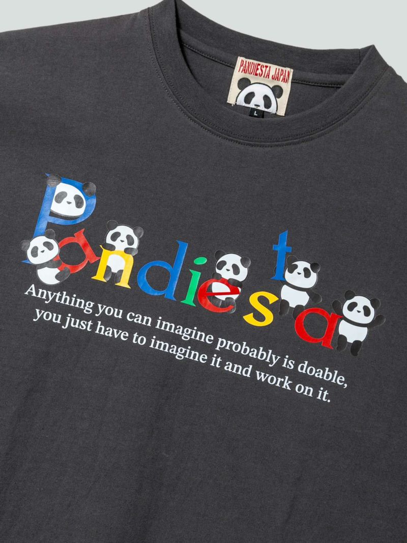 【PANDIESTA JAPAN】“リサーチパンダ”プリントTシャツ