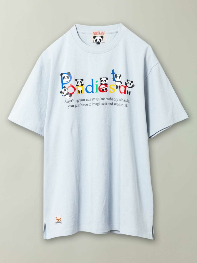 【PANDIESTA JAPAN】“リサーチパンダ”プリントTシャツ