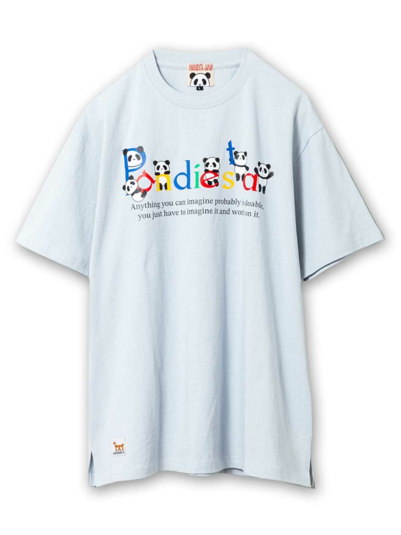 【PANDIESTA JAPAN】“リサーチパンダ”プリントTシャツ