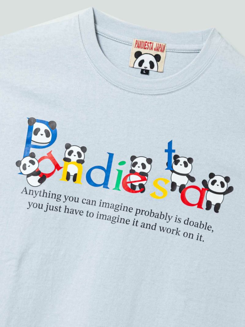 【PANDIESTA JAPAN】“リサーチパンダ”プリントTシャツ