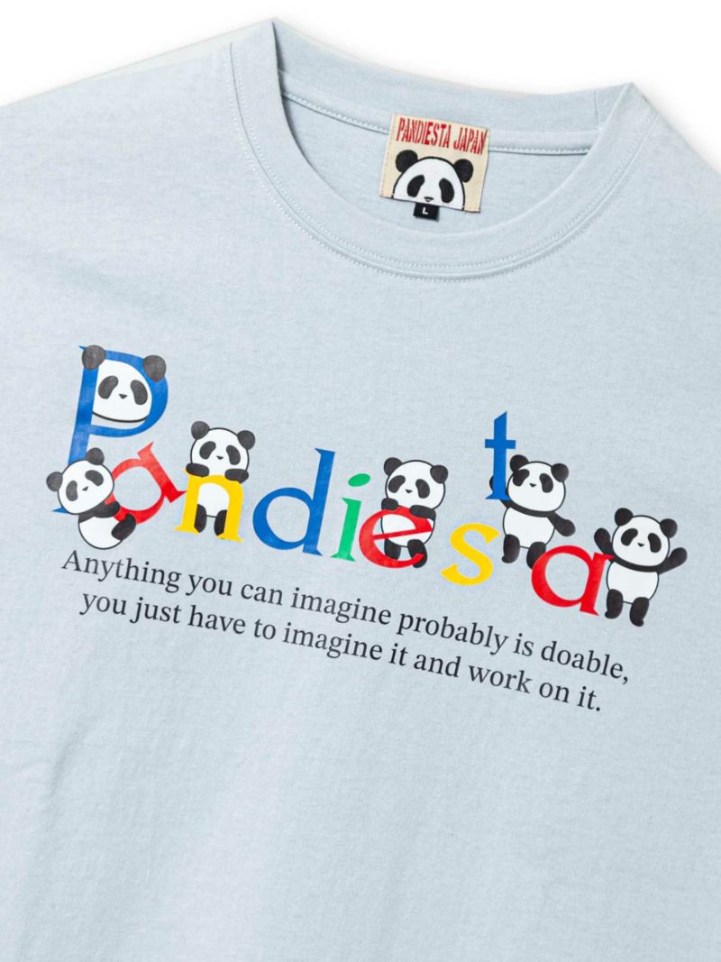 【PANDIESTA JAPAN】“リサーチパンダ”プリントTシャツ