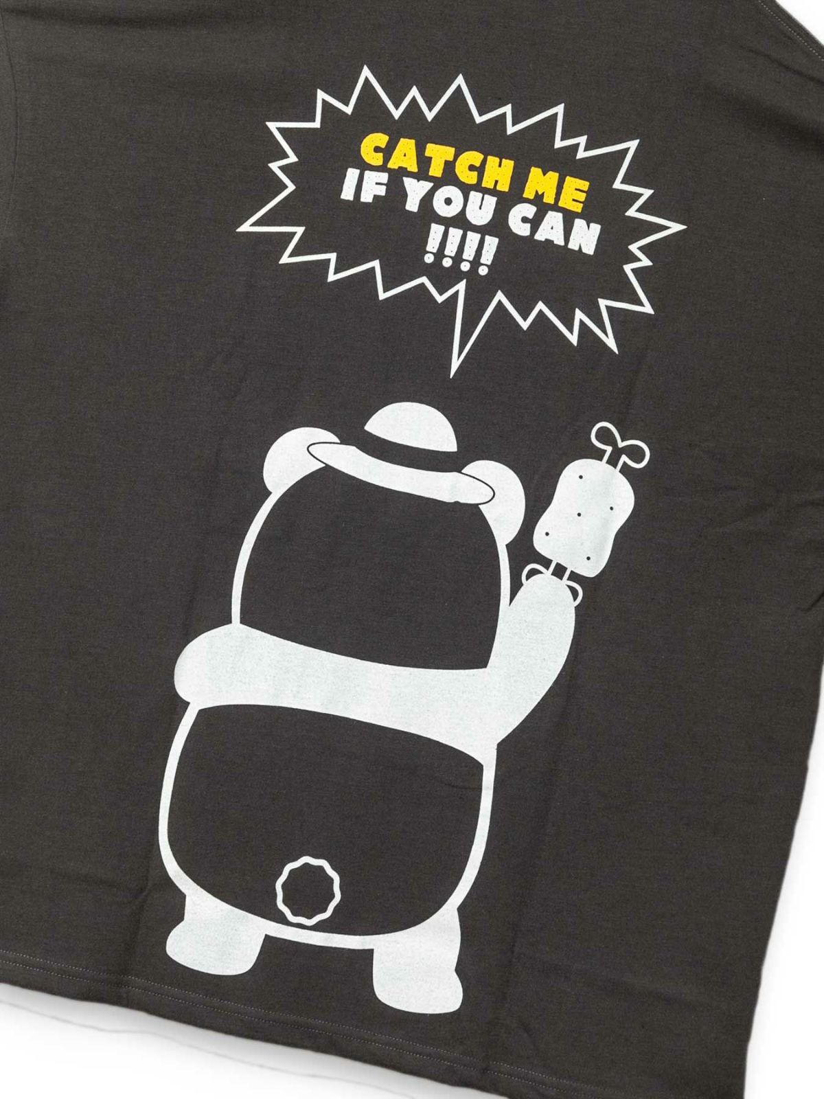 【PANDIESTA JAPAN】“手ぶらパンダ”刺繍入りトリックTシャツ