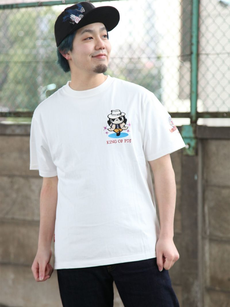 【PANDIESTA JAPAN】“KING OF PDJ”刺繍入りTシャツ