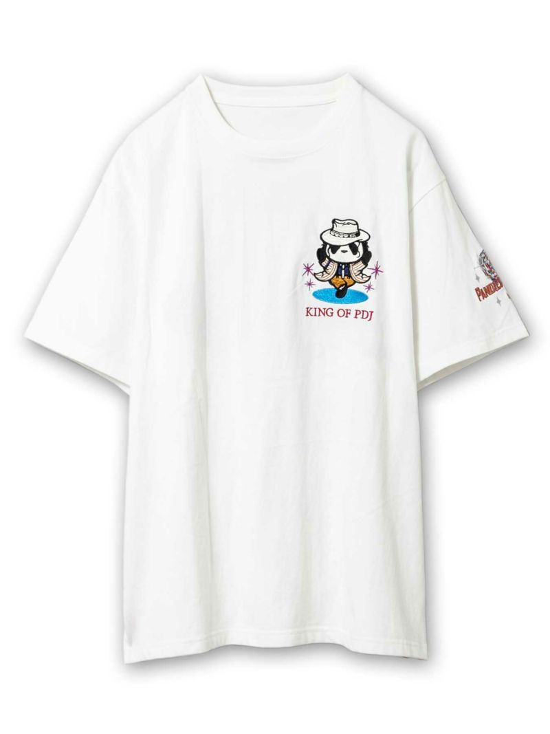 【PANDIESTA JAPAN】“KING OF PDJ”刺繍入りTシャツ