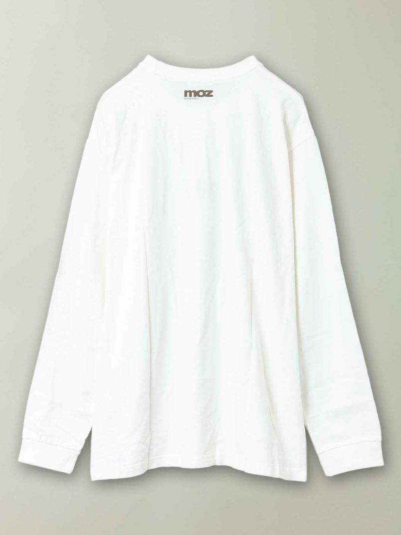 【moz】エルク刺繍入りロンT〔別注〕