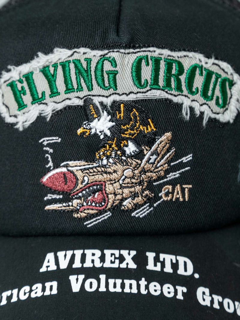 【AVIREX】“FLYING CIRCUS”MESH CAP