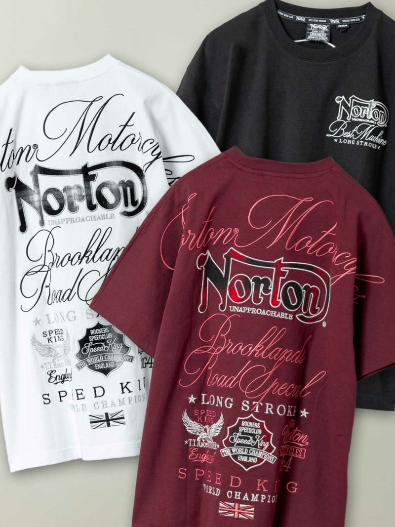 【Norton】オンブレチェック使いMAX Tシャツ