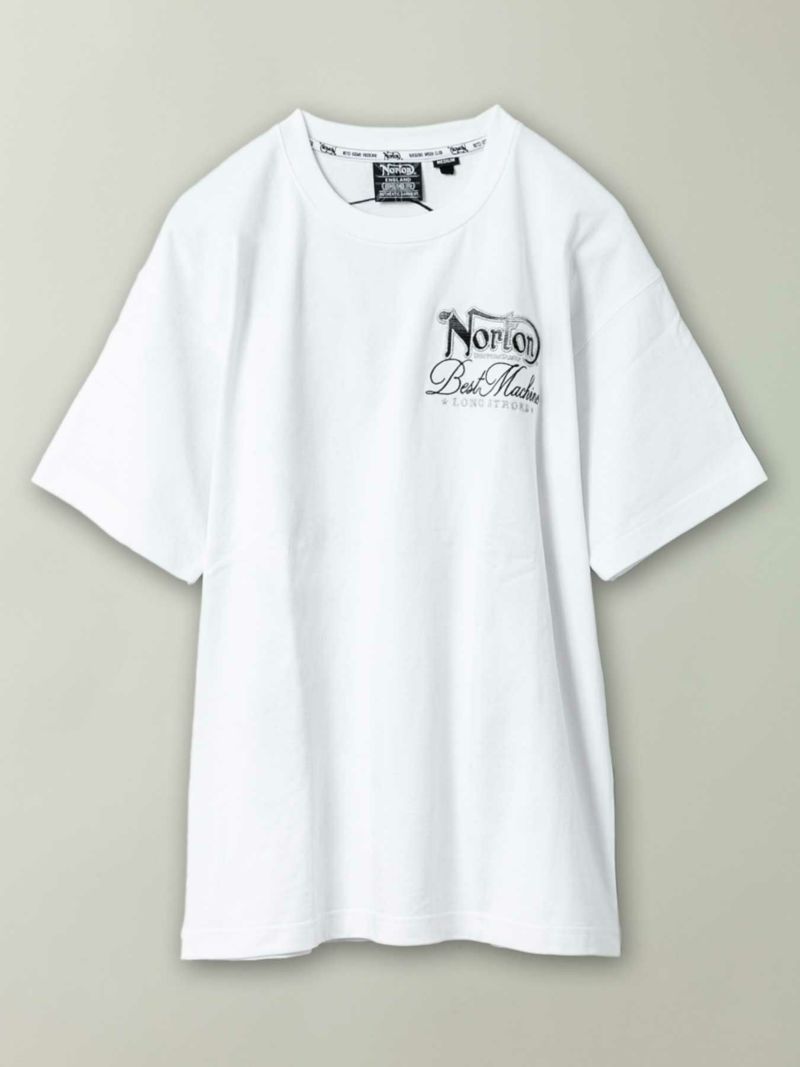 【Norton】オンブレチェック使いMAX Tシャツ