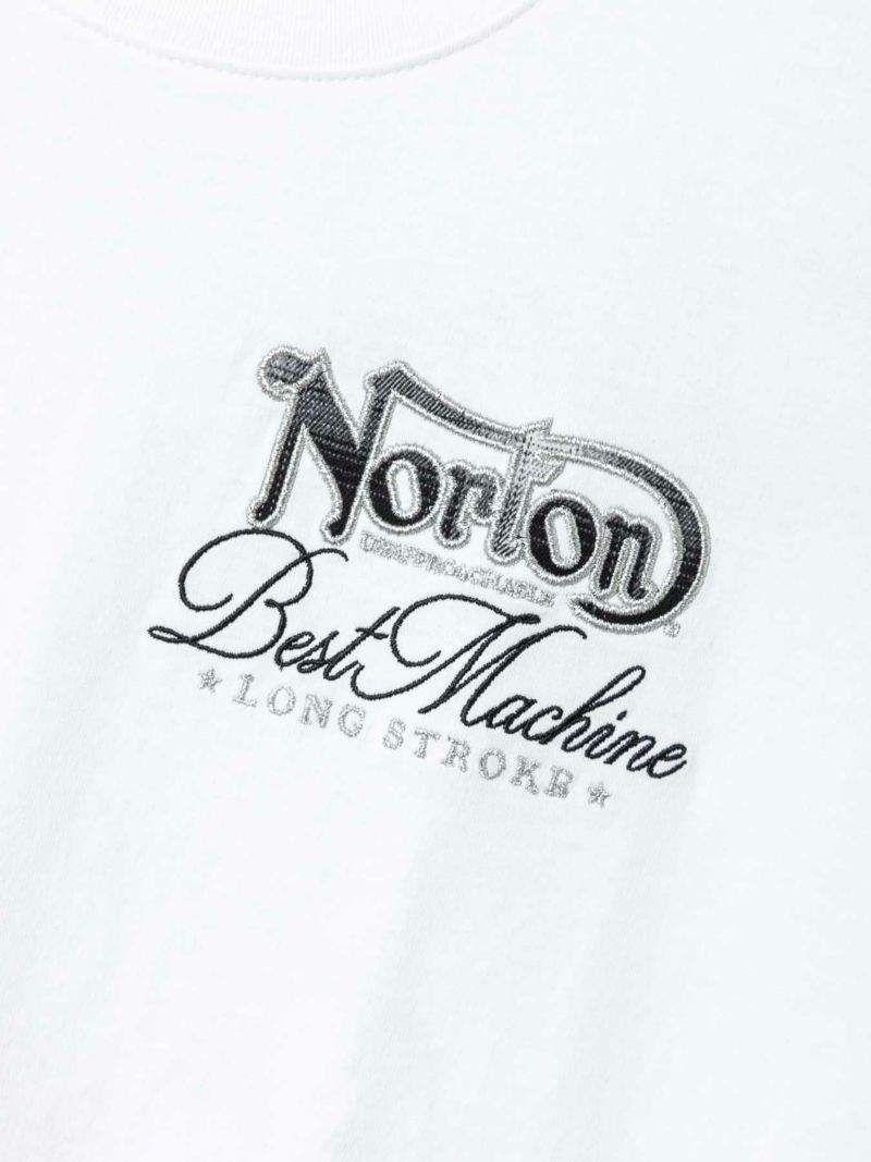 【Norton】オンブレチェック使いMAX Tシャツ