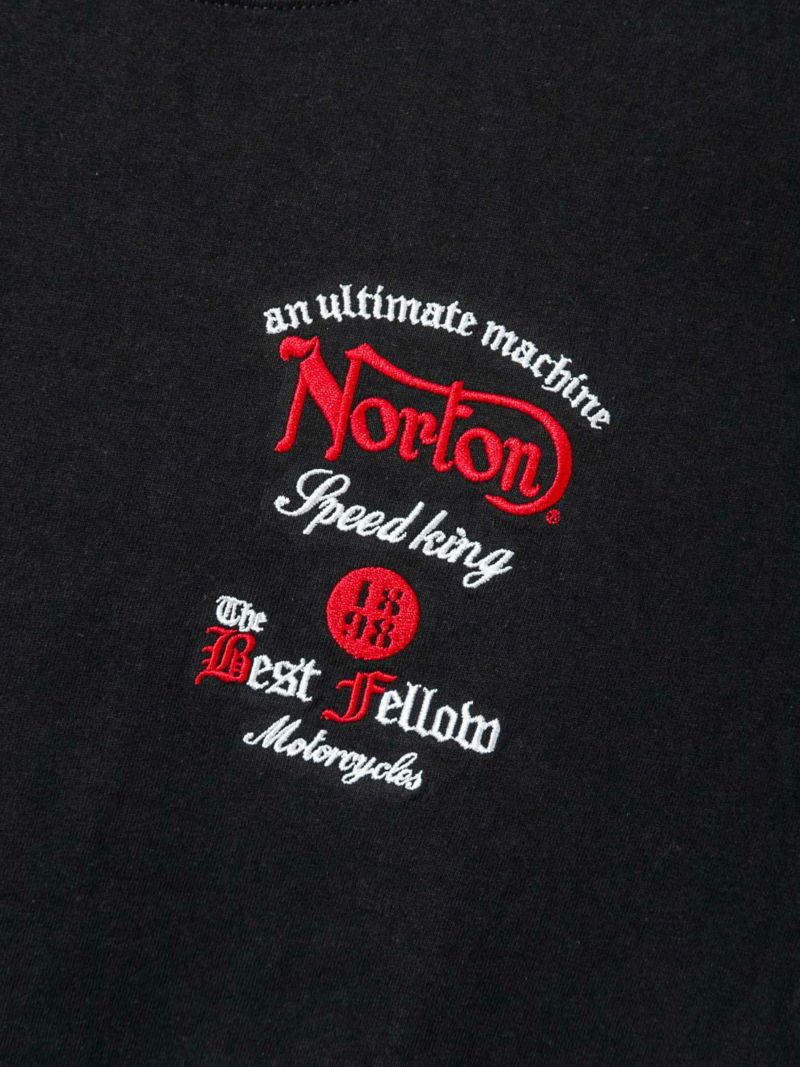 【Norton】“ウィリージェームス”総刺繍Tシャツ