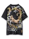 【絡繰魂・粋】“鎌鼬 夜遊び”刺繍入りTシャツ