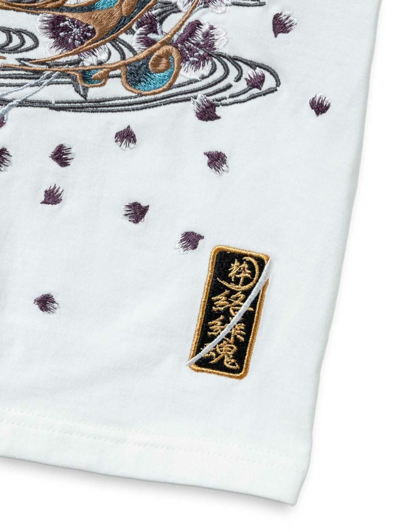 【絡繰魂・粋】“鎌鼬 夜遊び”刺繍入りTシャツ