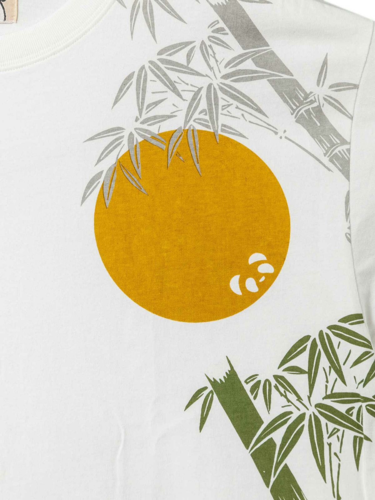 ＜予約＞【PANDIESTA JAPAN】“熊猫侍 居合い抜き”刺繍入りTシャツ