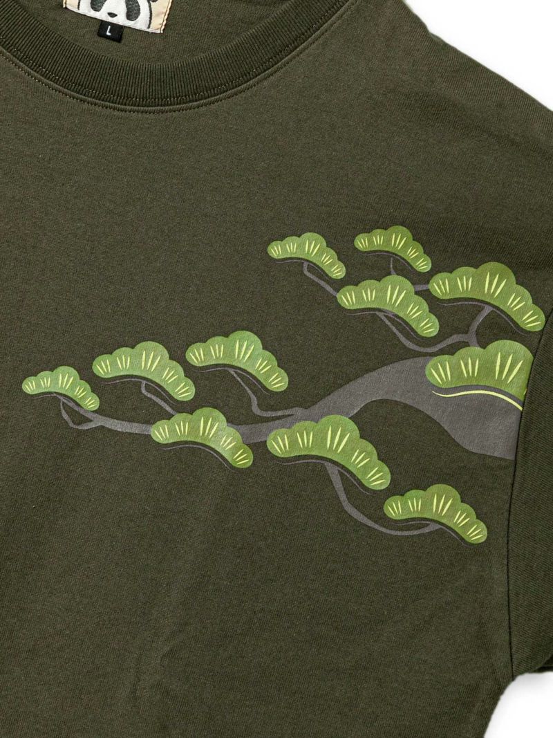 ＜予約＞【PANDIESTA JAPAN】“熊猫五十三次”刺繍入りTシャツ