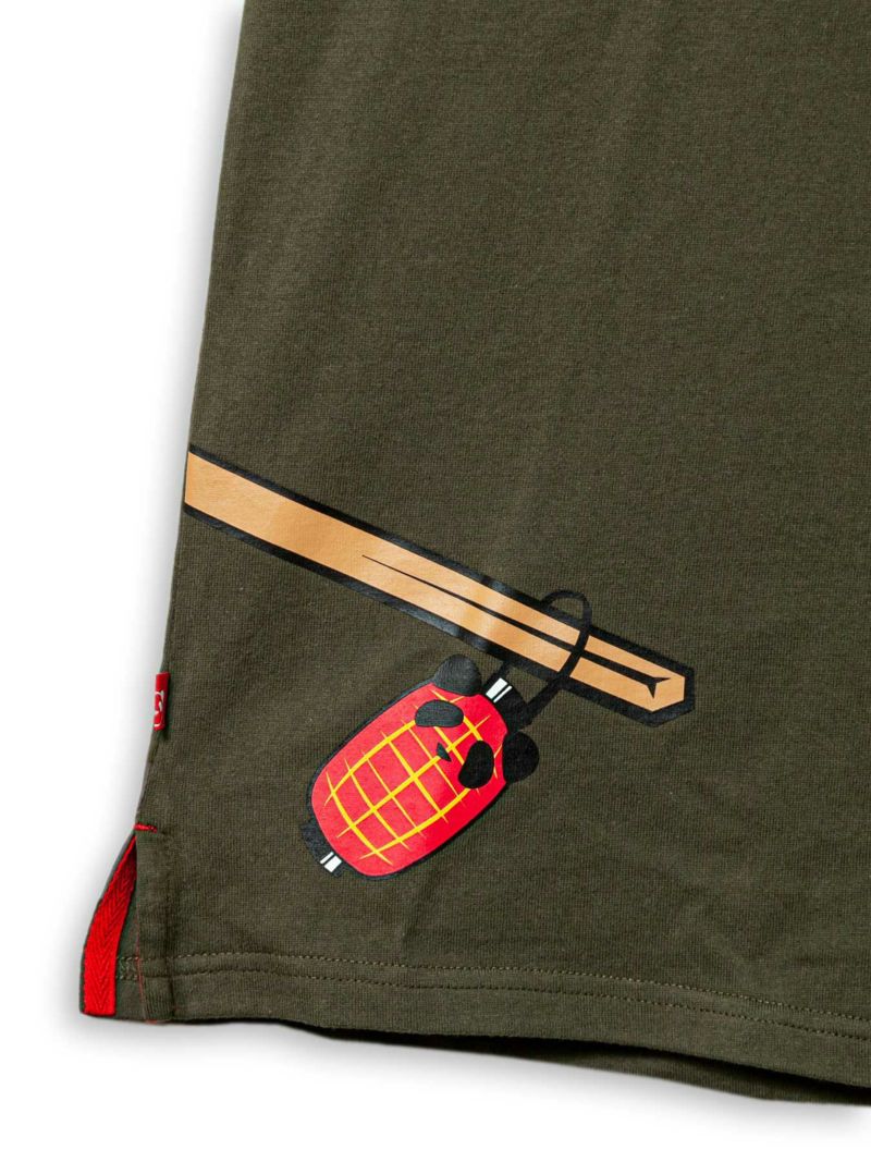 ＜予約＞【PANDIESTA JAPAN】“熊猫五十三次”刺繍入りTシャツ
