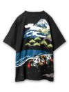 ＜予約＞【PANDIESTA JAPAN】“熊猫五十三次”刺繍入りTシャツ