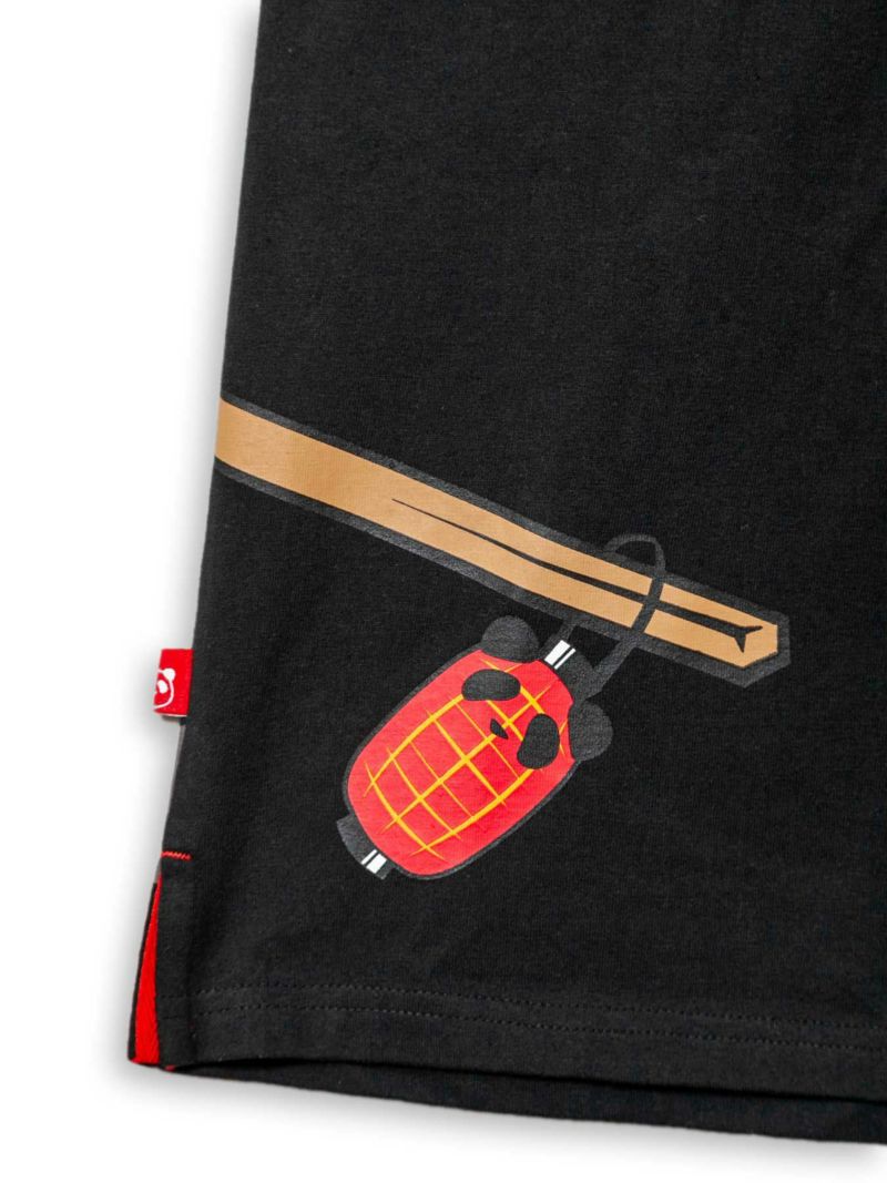 ＜予約＞【PANDIESTA JAPAN】“熊猫五十三次”刺繍入りTシャツ