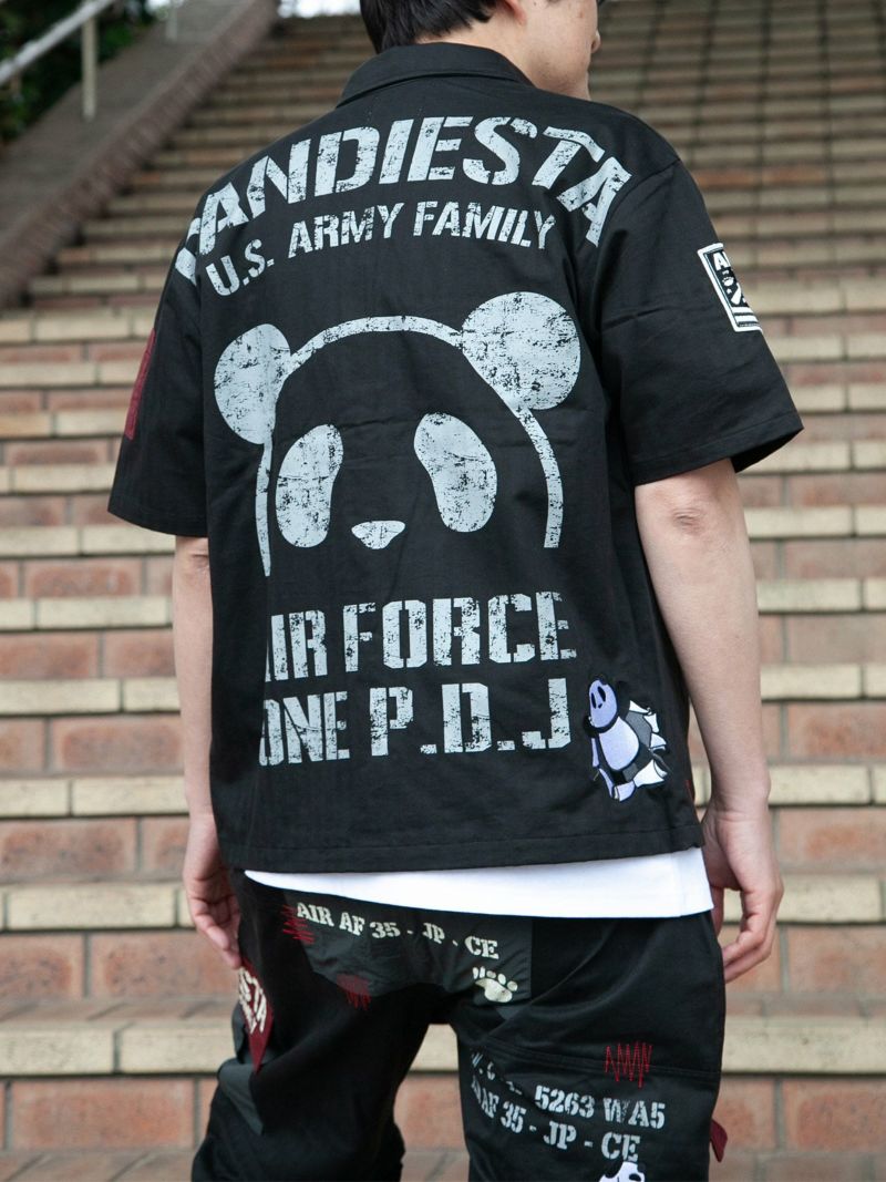＜予約＞【PANDIESTA JAPAN】“PDJ-ARMY”半袖ミリタリーシャツ