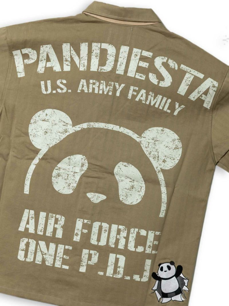 ＜予約＞【PANDIESTA JAPAN】“PDJ-ARMY”半袖ミリタリーシャツ