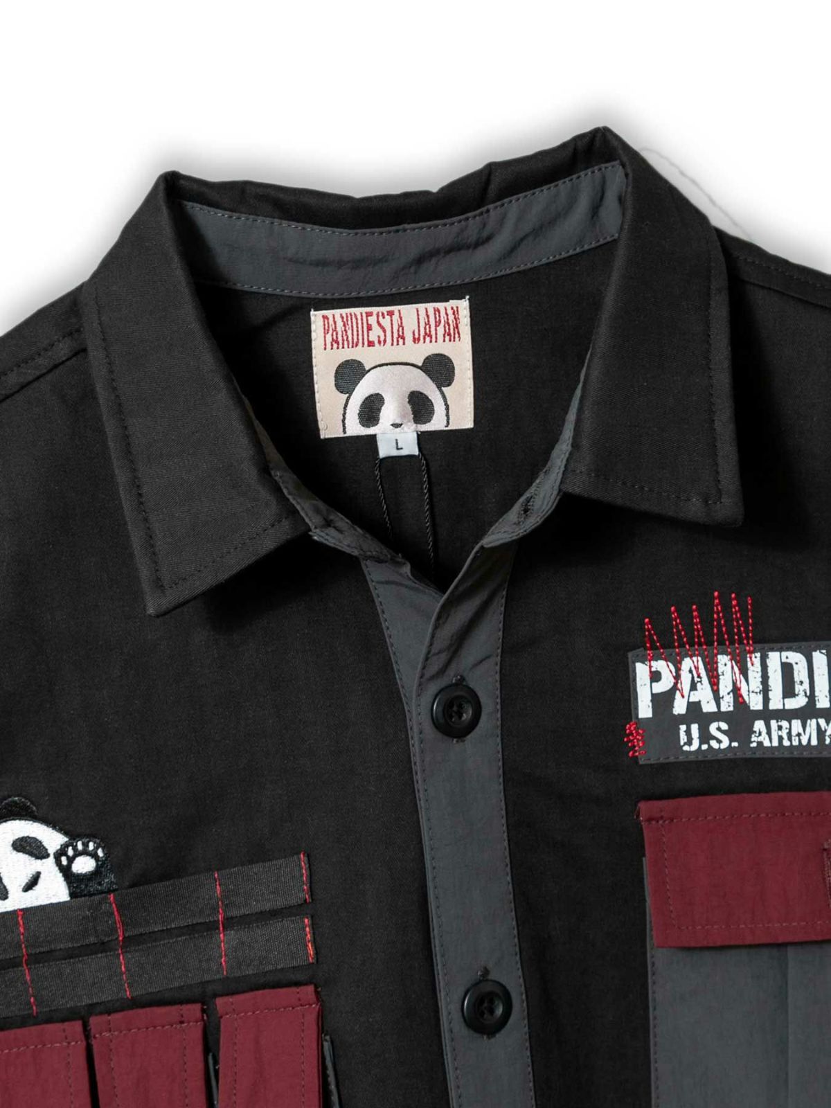 ＜予約＞【PANDIESTA JAPAN】“PDJ-ARMY”半袖ミリタリーシャツ