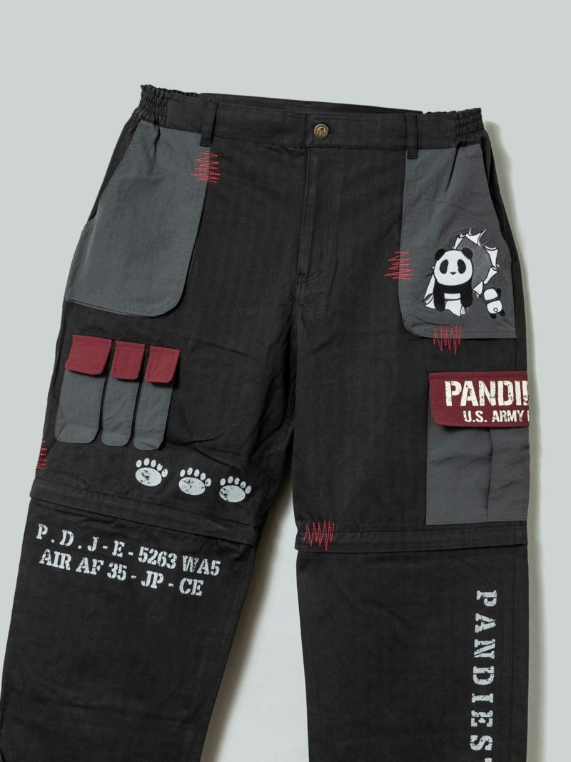 ＜予約＞【PANDIESTA JAPAN】“PDJ-ARMY”2WAYミリタリーカーゴパンツ