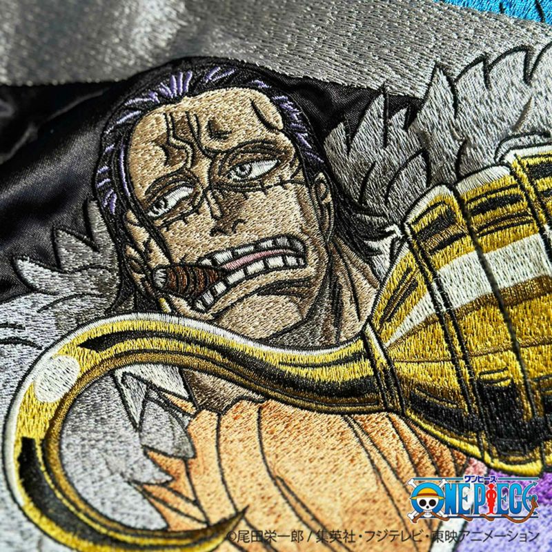 ＜予約＞【絡繰魂・粋×ONE PIECE】“バギー/ ミホーク/ クロコダイル”クロスギルド リバーシブルスカジャン