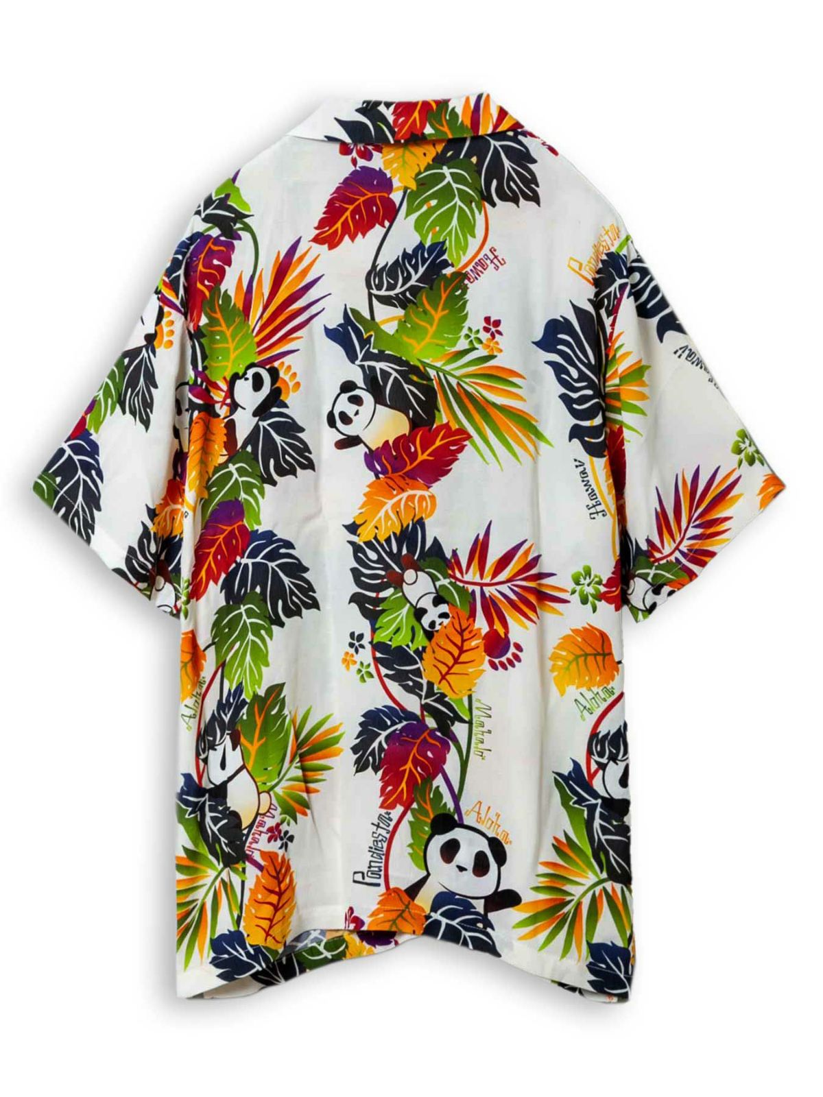 【PANDIESTA JAPAN】“モンステラパンダ”プリントアロハシャツ