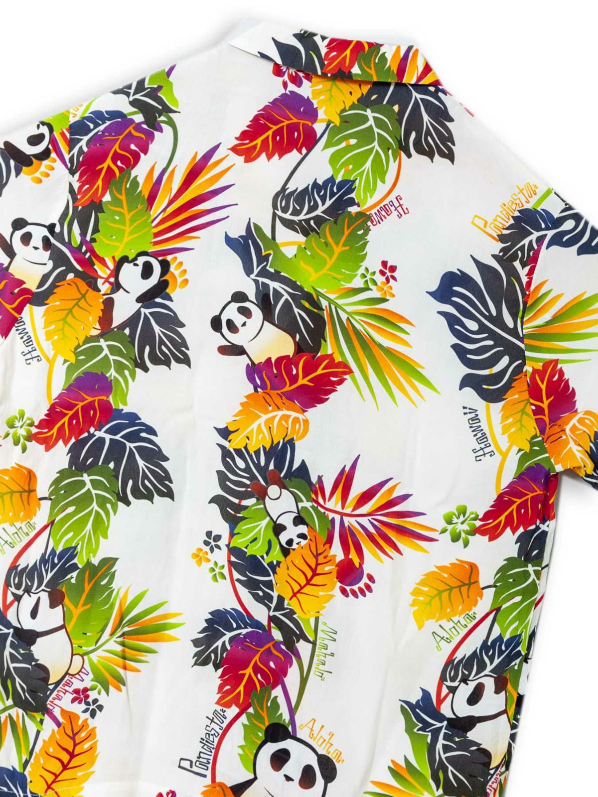 【PANDIESTA JAPAN】“モンステラパンダ”プリントアロハシャツ