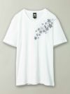 【雅結】桜刺繍テレコ素材VネックTシャツ