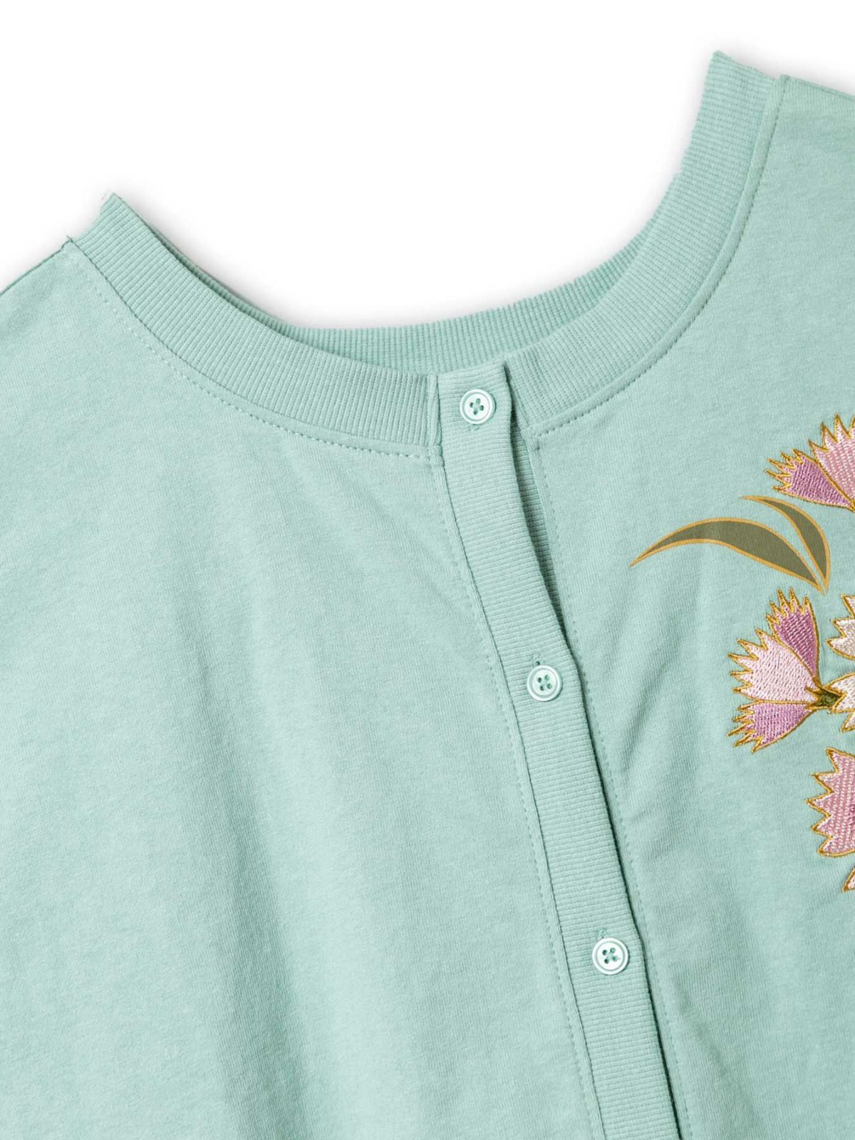 【雅結】撫子刺繍 袖レース2WAYドルマンカーデ