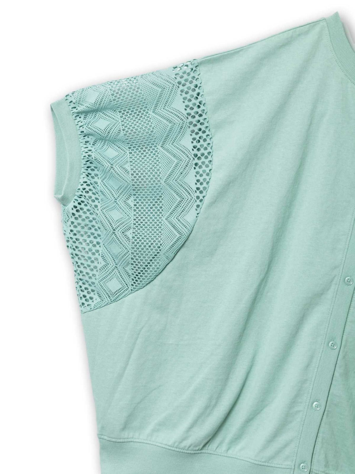 【雅結】撫子刺繍 袖レース2WAYドルマンカーデ