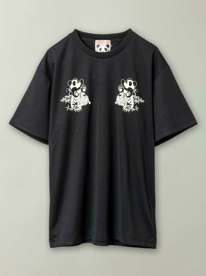 【PANDIESTA JAPAN】“竹虎パンダ”DRYメッシュ素材Tシャツ