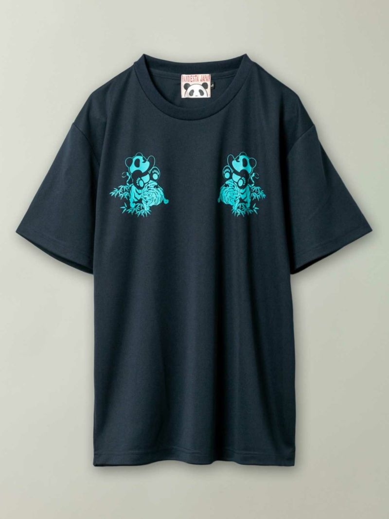 【PANDIESTA JAPAN】“竹虎パンダ”DRYメッシュ素材Tシャツ