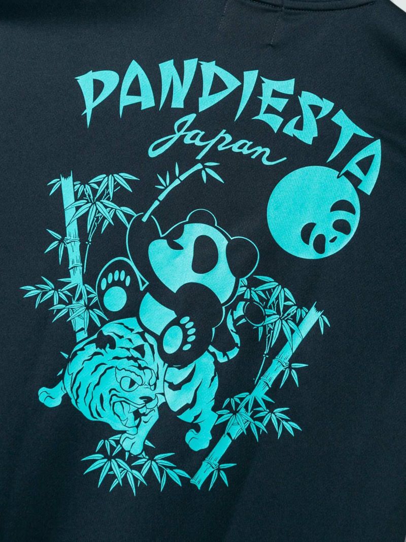 【PANDIESTA JAPAN】“竹虎パンダ”DRYメッシュ素材Tシャツ