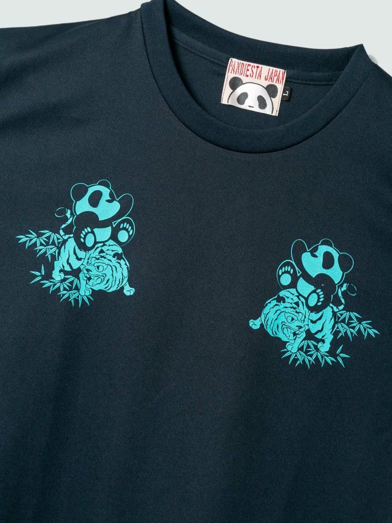 【PANDIESTA JAPAN】“竹虎パンダ”DRYメッシュ素材Tシャツ