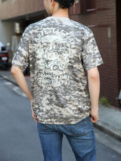 【PANDIESTA JAPAN】<br>“南極パンダ”カモDRYメッシュ素材Tシャツ