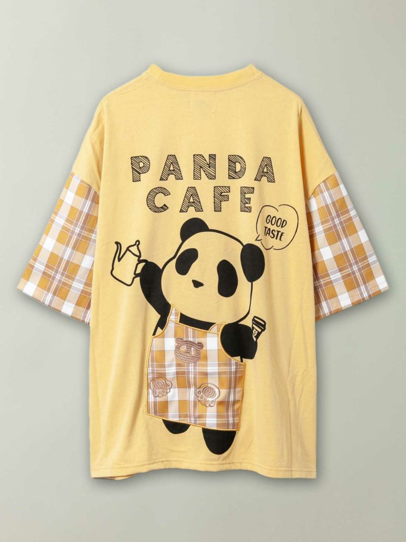 【PANDIESTA JAPAN】“パンダカフェ”ぬいぐるみ付きBIG Tシャツ