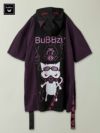 【BuBBzu】“ガスマスクノYU-UTSU”BIGシルエットTEEパーカー