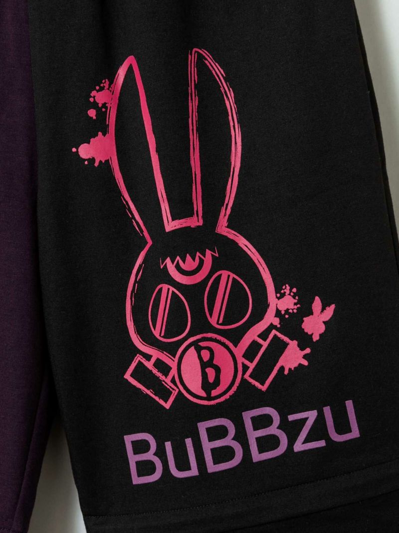 【BuBBzu】“ガスマスクノYU-UTSU”サスペンダー付2WAY ZIPパンツ