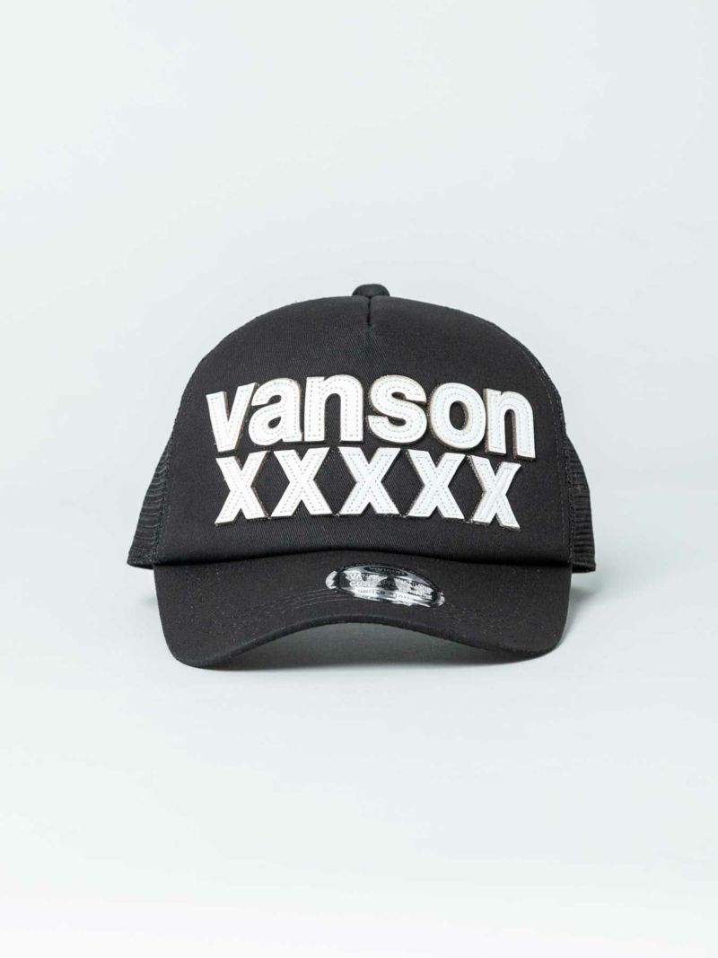 【VANSON】レザーロゴ メッシュキャップ＜50周年記念モデル＞