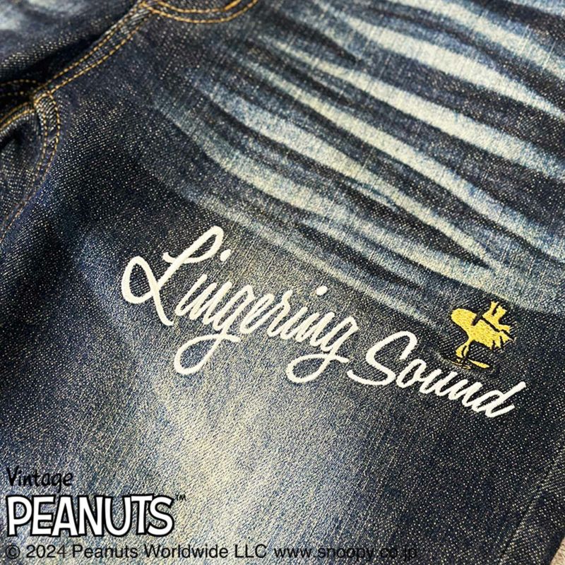 【FLAGSTAFF×PEANUTS】SNOOPY Everyday Jouney デニムパンツ