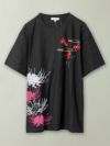 【新主己】“金魚と彼岸花”天竺素材プリントTシャツ≪返品・取寄対応不可≫