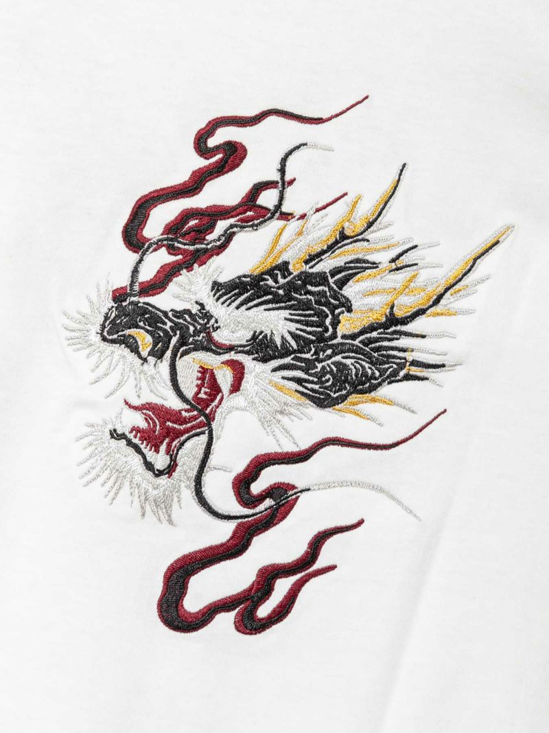 【和風景】“龍神”刺繍入りTシャツ