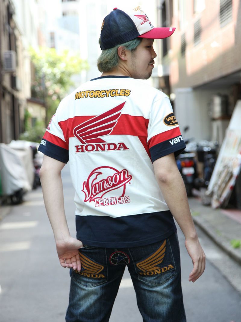 【HONDA×VANSON】“HRC WING”刺繍入りTシャツ