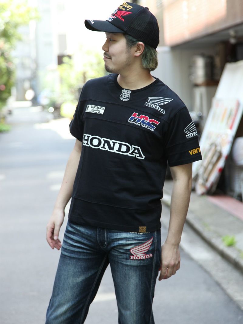 【HONDA×VANSON】“HRC WING”刺繍入りTシャツ