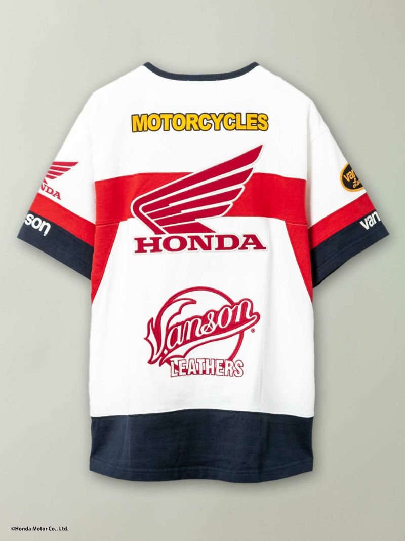 【HONDA×VANSON】“HRC WING”刺繍入りTシャツ