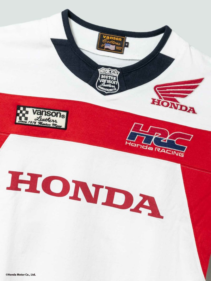 【HONDA×VANSON】“HRC WING”刺繍入りTシャツ